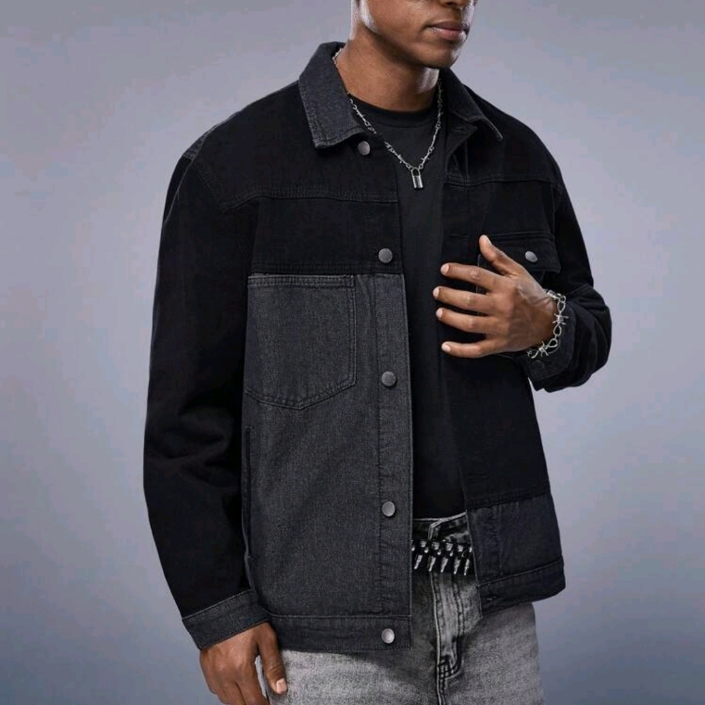 NEW! DENIM JACKET PATCHWORK DESIGN - Picture 4 of 5